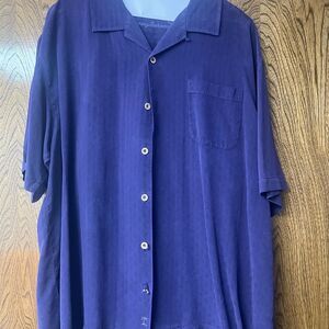 Tommy Bahama Purple Casual Button Down Shirt